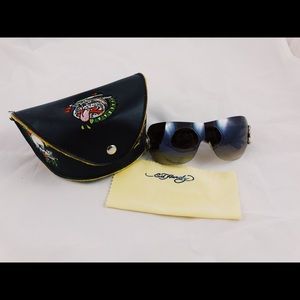 Authentic Ed Hardy Gradient Sunglasses